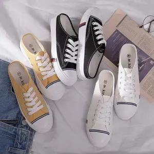 [오노마] ONM 슬립온 스니커즈 블로퍼 캔버스화 2선 데일리 여성 뮬 (S11103555)