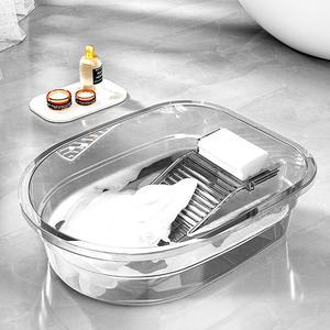 유니즈 욕실 싱크대 세면대 미니 속옷 양말 손세탁 손빨래 빨래판 대야 일체형