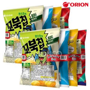 오리온 최고스낵 4묶음 170g 2개 포카칩 오감자 썬칩 꼬북칩 과자 간식 번들