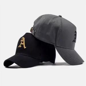 [셀러허브][라일리] Rly 땀 흡수띠 내장 빅사이즈 A로고 볼캡 대두 야구모자 (S14394795)