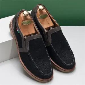 [셀러허브][라일리] Rly L632 라푸 블랙 리넨 남성단화 로퍼 (S9756860)