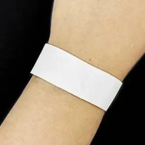 ONM 일상생활방수 컬러 종이팔찌 흰색 입장권티켓 밴드