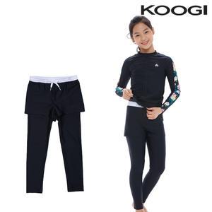 쿠기 여아동 수영복 하의레깅스9부 단품 KG-L669