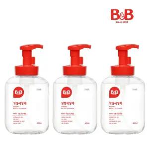 비앤비 젖병세정제 (거품타입) 450ml 용기형 3입