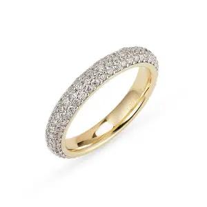 [도로시] 14k 랩 다이아몬드 믹스 파베 반지(6-13호)(총 약 1.2CT)