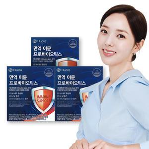 휴온스 면역 이뮨 프로바이오틱스 와이셀라 3개월분 30캡슐 3박스