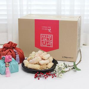 [해담가]찹쌀유과3.75kg 유과 선물세트 한과