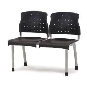 [텐바이텐]로비대기실 의자2인-블랙