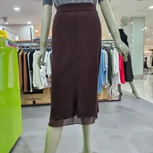 시슬리/애플아울렛/우븐 배색 H라인 니트 스커트 SAKS02341