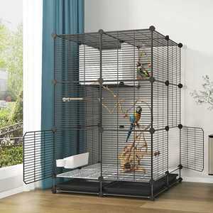 앵무새 대형 새장 케이지 날림장 놀이터 이동식 새집 조류 사육장 횟대