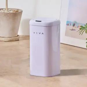 비바 센서 휴지통 디엣지 20L 종량제 기저귀 냄새차단 자동 센서 휴지통