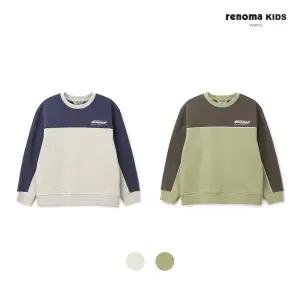 [대구백화점] [레노마키즈]초등 남아 기모 파이핑 배색 맨투맨(R2445T146)