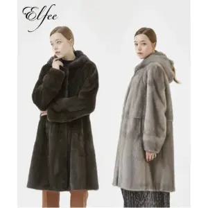 [진도]진도 Elfee 휘메일 유색 밍크후드코트 (E7W3EC08_)