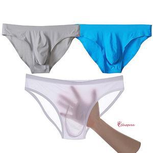 남자삼각 밴딩 남성 심리스팬티 무봉제 드로즈 실크 브리프 스포츠 속옷fgh528