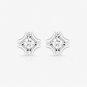 갤러리아 [메트로시티 주얼리] 디아만테 14K 다이아 화이트 이어링 A213DE0216W4