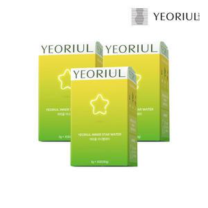 [여리울] 이너별워터 아이돌물 2+1박스 레몬녹차꿀 V라인 클렌즈워터