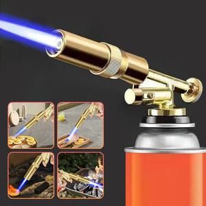 알루미늄 토치 원터치 가스 점화 수동 휴대용 최신상 바베큐 캠핑 요리용 부탄결합용 반자동 모닥불 불멍