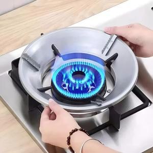 가스버너 바람막이 캠핑 가스렌지 가드 휴대용 가림막 실버 4홀