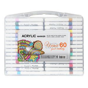 다다 베르니아트 아크릴 마카펜 60색, 1개