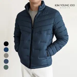 김영주스포츠 남성 웰론 경량 패딩점퍼 겨울 하이넥 방한자켓 KR9MJ10