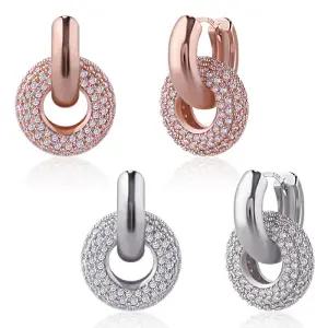 14K G.F 에이블 2way 원터치 링 귀걸이 EA2321