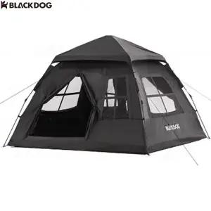 블랙독 사각 원터치 자동텐트 4인용 블랙