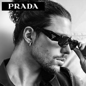 프라다 선글라스 PR 17WSF 1AB5S0 아시안핏 심볼 로고 드뮤어룩 긱시크룩 카리나 로제 착용 SPR 17WF