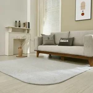 해피 극세사 아치형 러그 카페트 사계절 단모 워셔블 침실 거실러그 200x250