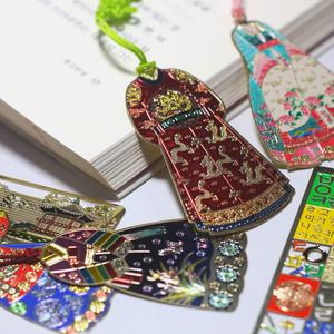 한국 전통 책갈피 북마크 외국인 외국 친구 선물 기념품 금속 한복 북마커 전통문양 미국 일본 중국 인사동