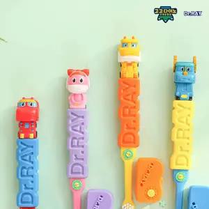 닥터레이 고고다이노 어린이칫솔 1입x8개(4종x2세트)