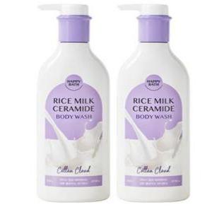 해피바스 라이스밀크 세라마이드 바디워시 코튼클라우드 650g 2개