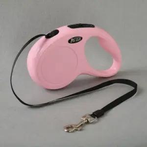 고품질 리드줄 강아지리드줄 산책 핑크 강아지 5m 자동 (WFGTFZI)