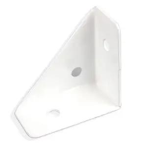 고품질 화이트 삼각브라켓 모서리 다리보강판 책상화이트삼각 (WFGU5JQ)