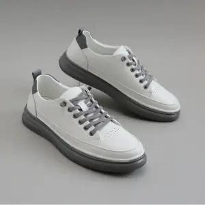 남성용 밴딩끈 소가죽 스니커즈(JC4Z590S)