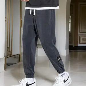 남자 트레이닝복 기모 겨울 따뜻한 바지