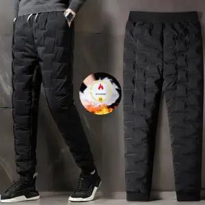 남성 빅사이즈 조거 겨울 밴딩 배기핏 바지