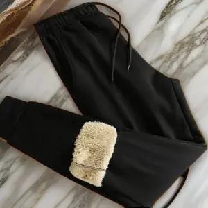 남자 스타일 양모 특 방한 조거 츄리닝 바지