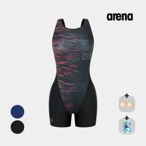 아레나 3부 반신 U백 실내 여성 수영복 A4FL1LD43