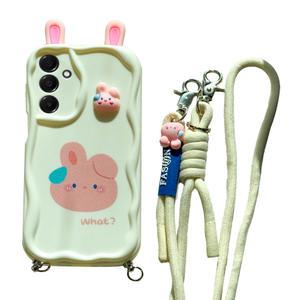 케바케 갤럭시 A16 A24 목걸이 무너폰 키즈폰 케이스 (hc7596-C)