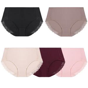 QUEENS MAXI 베이직 모달 레이스 미디 여성 팬티