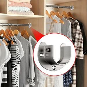 옷장행거 받침대 장농 옷걸이봉 지지대 가구 고정 바 받침 장롱 행거 스텐 봉걸이 소켓
