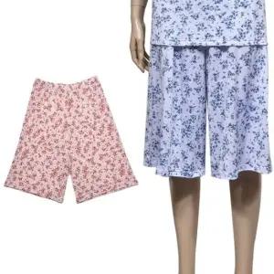 플로럴 7부바지 린다 훌라 편안한 인견 쾌적하고 착용 린다 쾌적하고 편안한 착용감