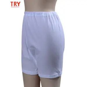 팬티겸속바지 백색 면사각 트라이 여성 110까지 백색 면사각 팬티겸속바지