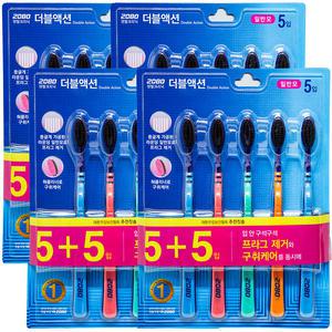 2080 덴탈클리닉 더블액션 일반모 x 20개, 잇몸건강,치아건강