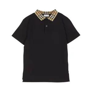 버버리키즈 체크 카라 반팔티셔츠 8105570 (성인착용가능)