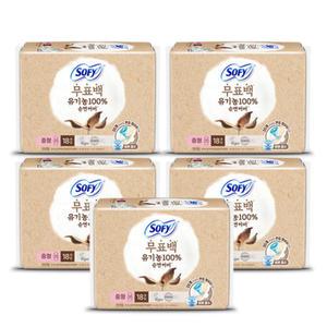 쏘피 바디피트 유기농 생리대 중형 순면 추천 18P 5개 BNS