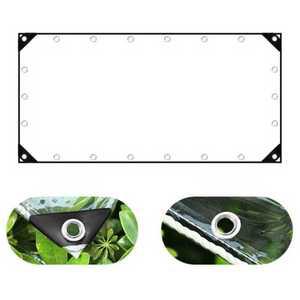 투명 방수포 2x5m 천막 타포린 야외 방풍 덮개 캐노피