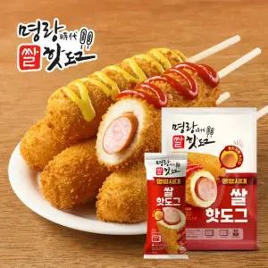 명랑핫도그 쌀 핫도그 850g x 1팩 (10개입)