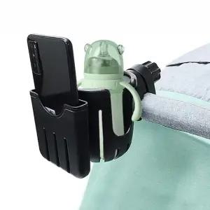 컵홀더+스마트폰거치대 유모차 물병홀더 블랙 데이굿 데이굿 유모차 물병홀더 블랙