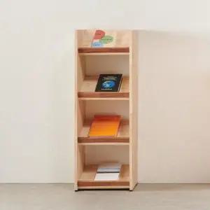 히트가구 H6707 4단 삼나무 선반책장 400 1color